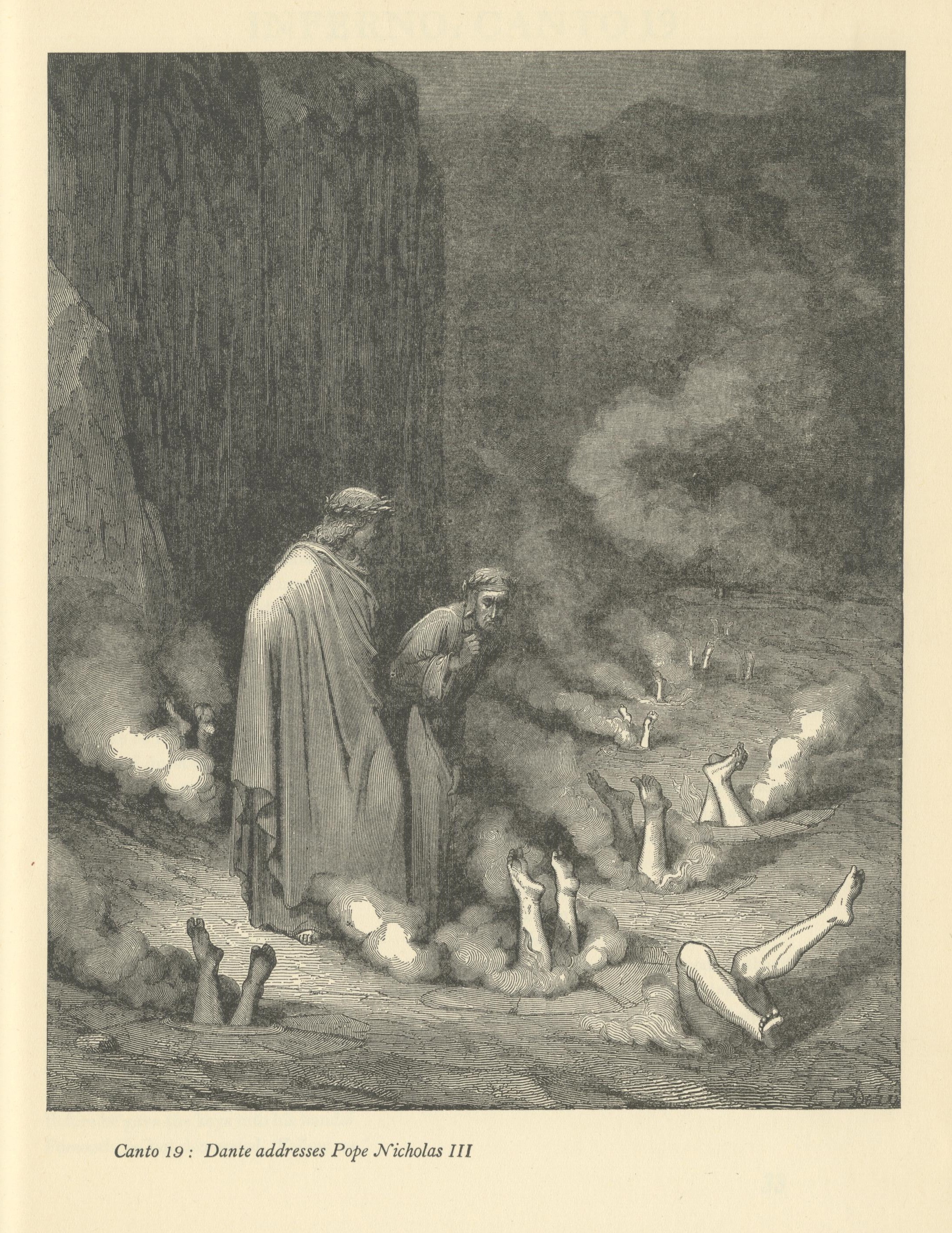 Inferno, Canto XIX - Gustave Doré 