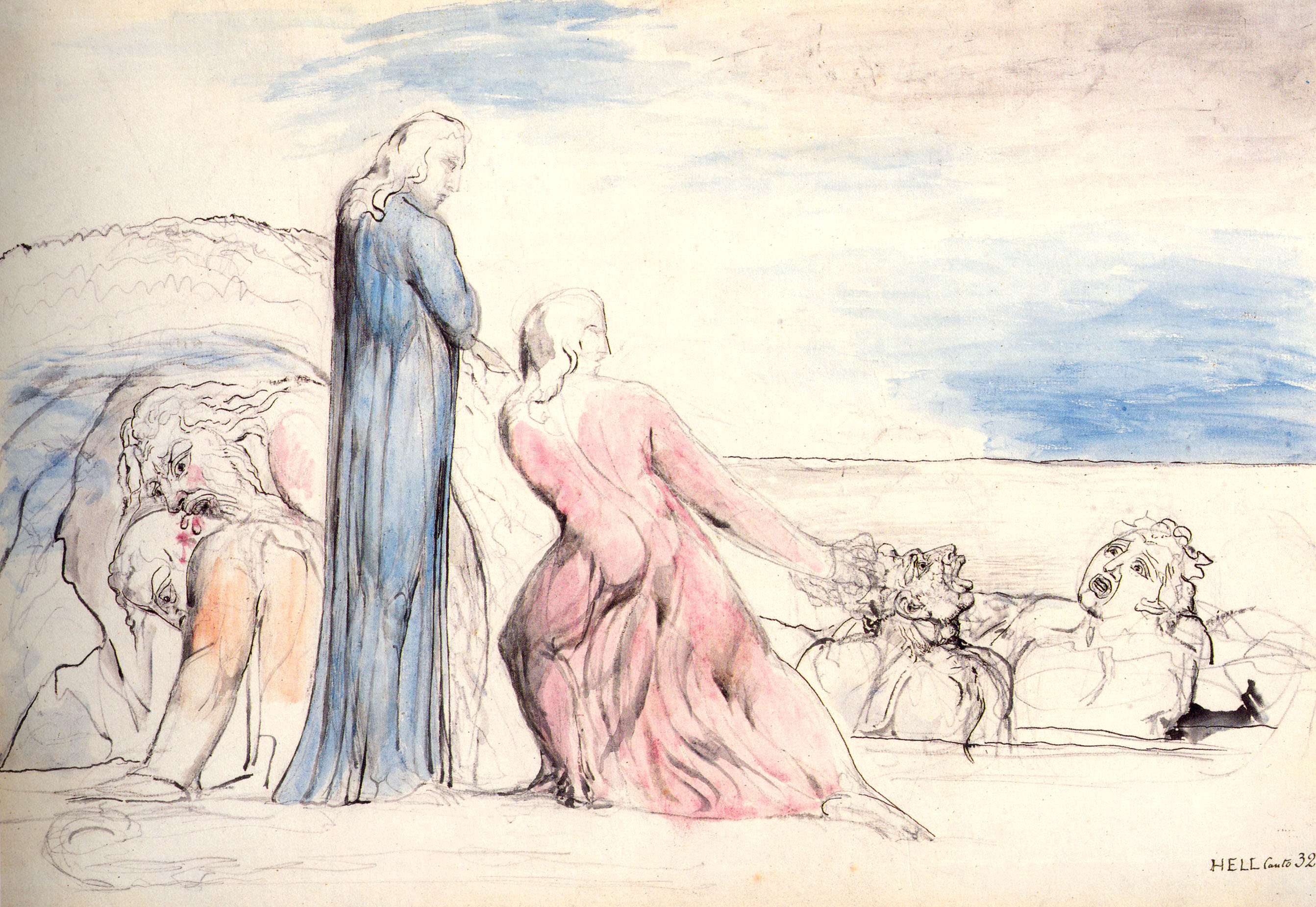 William Blake's illustrations to Dante's Divine Comedy